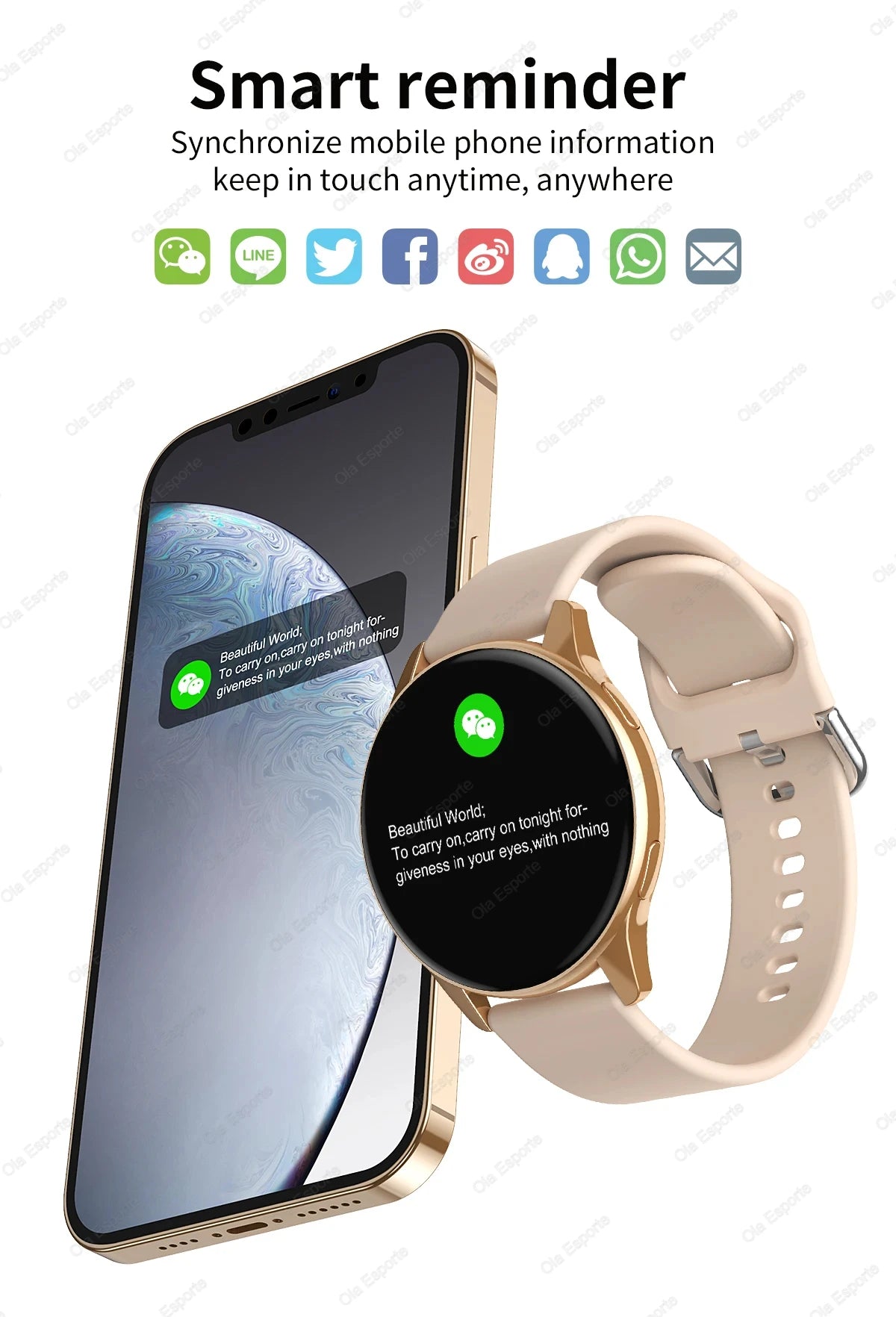 Smartwatch Women Watch 6 Health Monitoring Watch Waterproof Voice Assistant Bluetooth Call Smart Watch 2026 New Sport Watch Men
