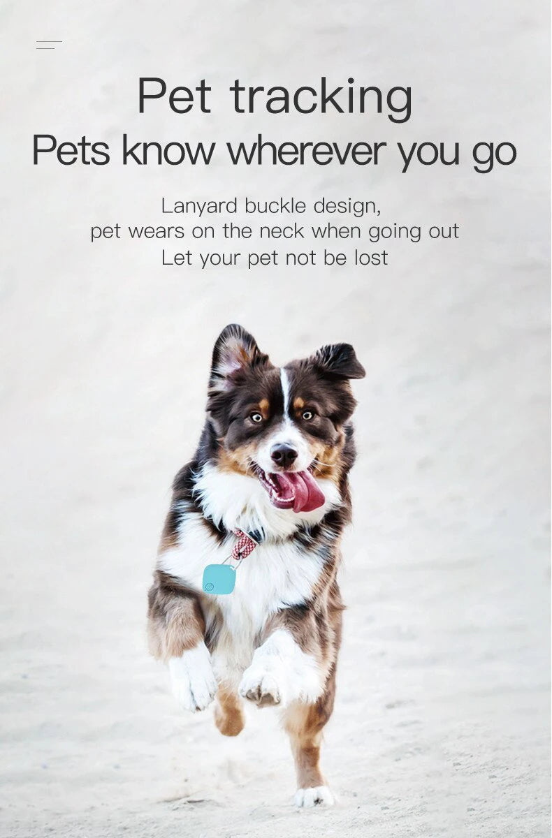 Mini GPS Locator AntiLost Alarm Wallet Keychain Smart Tag Bluetooth Tracer Keychain Dog Pet Child Tracker Key Finder Accessories