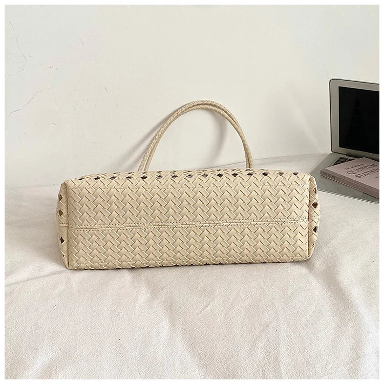 Fashion Woman Shoulder Bags for Women 2026 Brand Luxury Designer Bag Female Totes Purses Ladies Woven Shoulder Handbag Summer