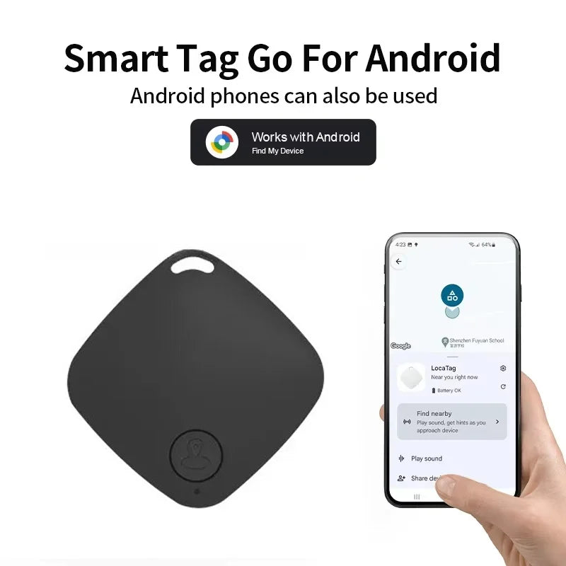 Mini GPS Locator AntiLost Alarm Wallet Keychain Smart Tag Bluetooth Tracer Keychain Dog Pet Child Tracker Key Finder Accessories