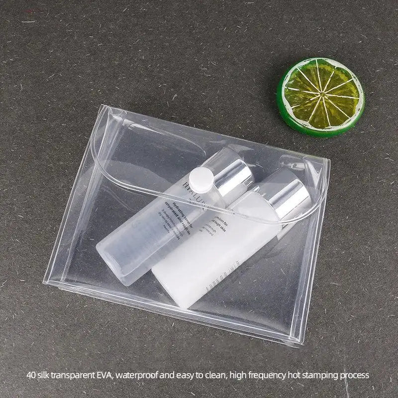 Travel Passport Organizer Holder Transparent PVC Envelope 1Pc Ultra Slim Design Secure Storage for Boarding Passes and Documents