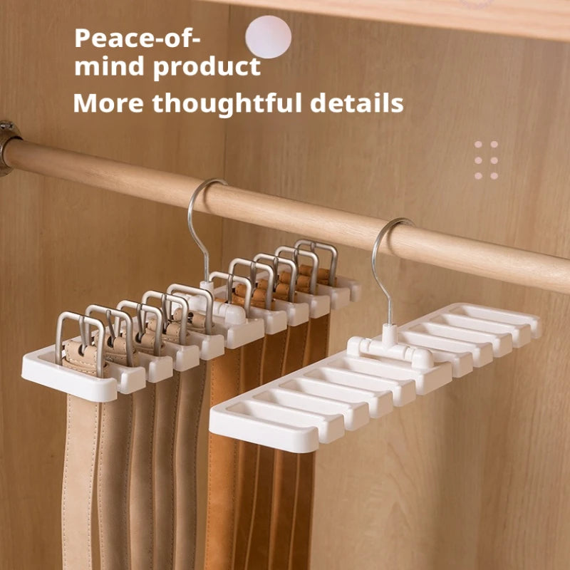 Wardrobe Belt Organizer: Multifunctional Scarf and Belt Hanger—The Ultimate Home Organization Tool