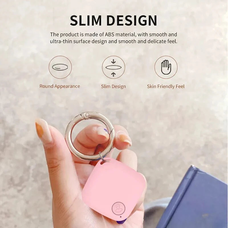 Mini GPS Locator AntiLost Alarm Wallet Keychain Smart Tag Bluetooth Tracer Keychain Dog Pet Child Tracker Key Finder Accessories
