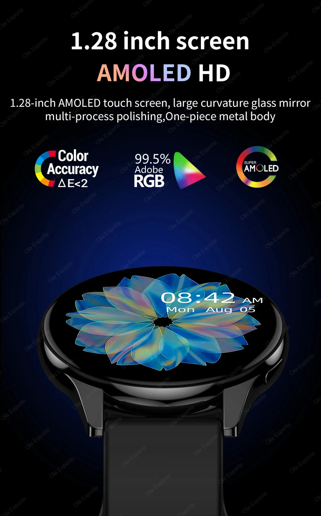 Smartwatch Women Watch 6 Health Monitoring Watch Waterproof Voice Assistant Bluetooth Call Smart Watch 2026 New Sport Watch Men