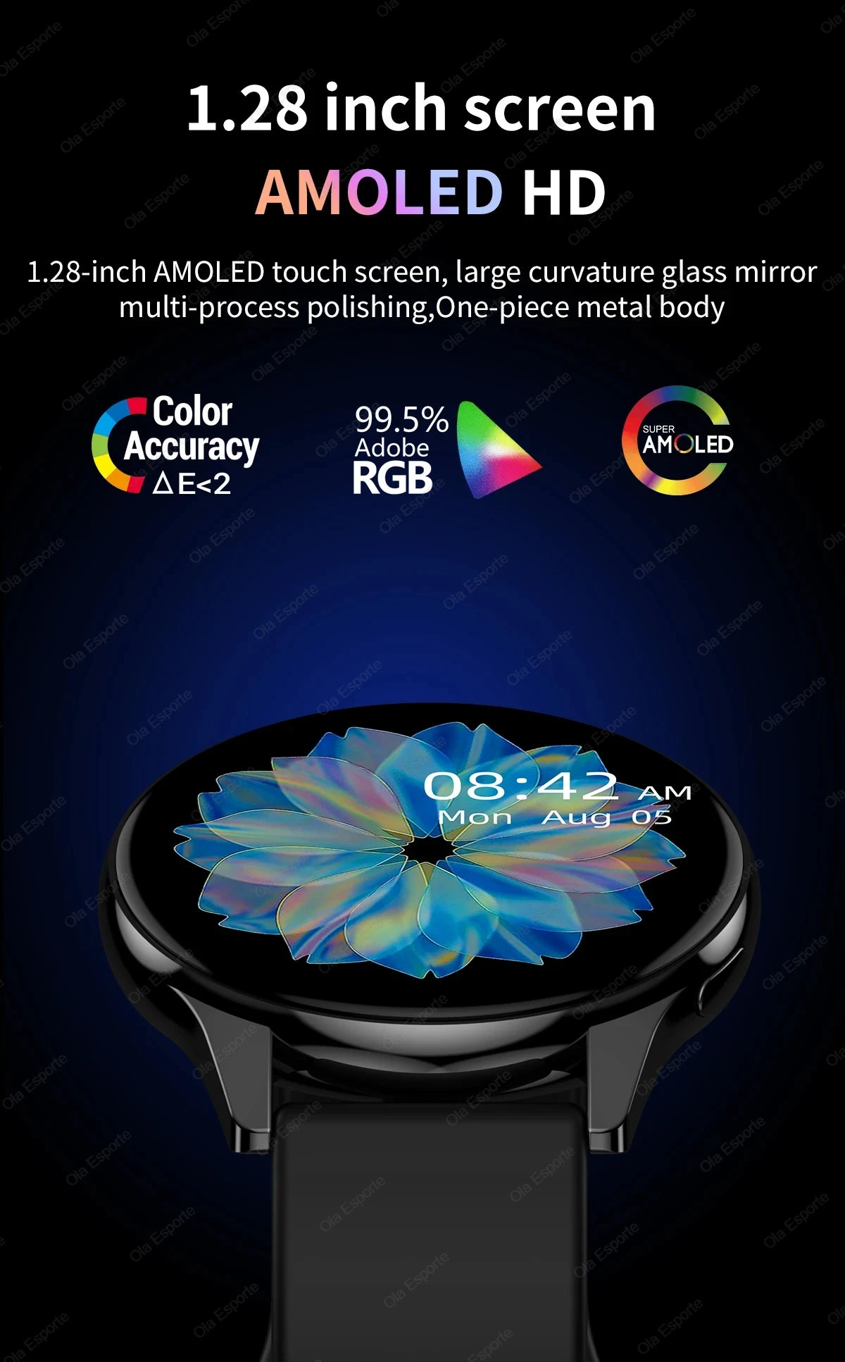 Smartwatch Women Watch 6 Health Monitoring Watch Waterproof Voice Assistant Bluetooth Call Smart Watch 2026 New Sport Watch Men