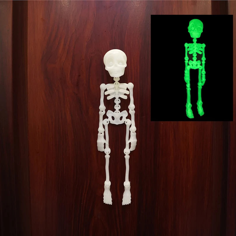 1Pc Magnetic Poseable Skull Creative Fridge Magnet Funny Halloween Easter Gift for Refrigerator Whiteboard Kitchen Quirky Decor