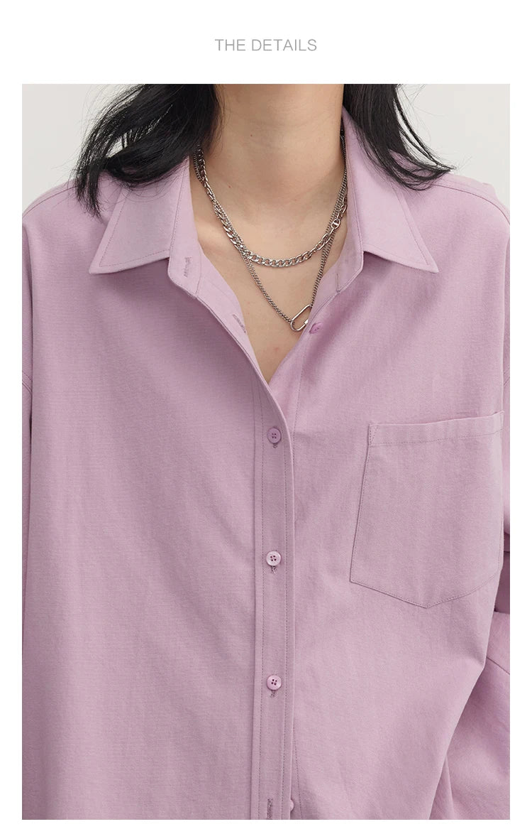 CHIC VEN Korean Women's Long-sleeved Shirt Loose Woman Tops Fashion Woman Blouse Office Lady Coat 2025 Spring Autumn Clothing