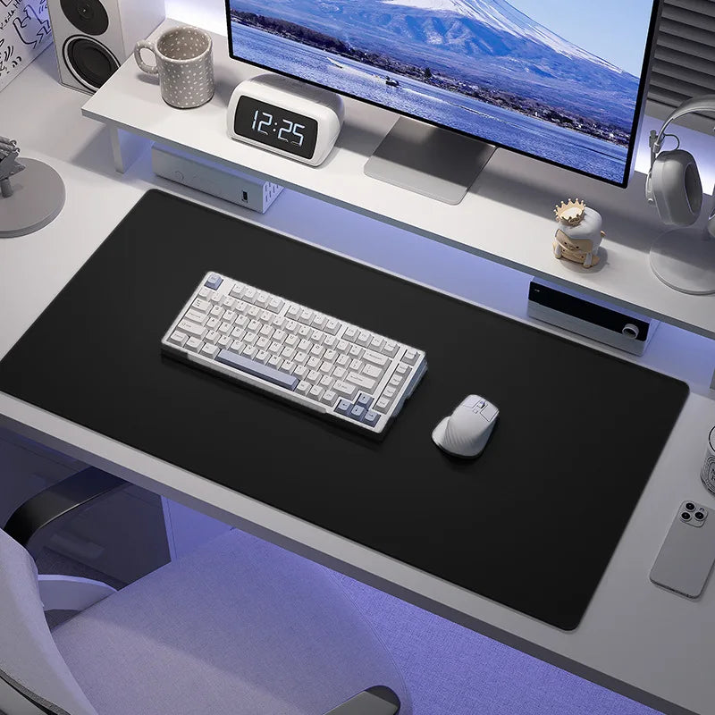 Leather Desk Mat Computer Mat for Desk Large Mouse Pad and Keyboard Mat Desk Protector for Office