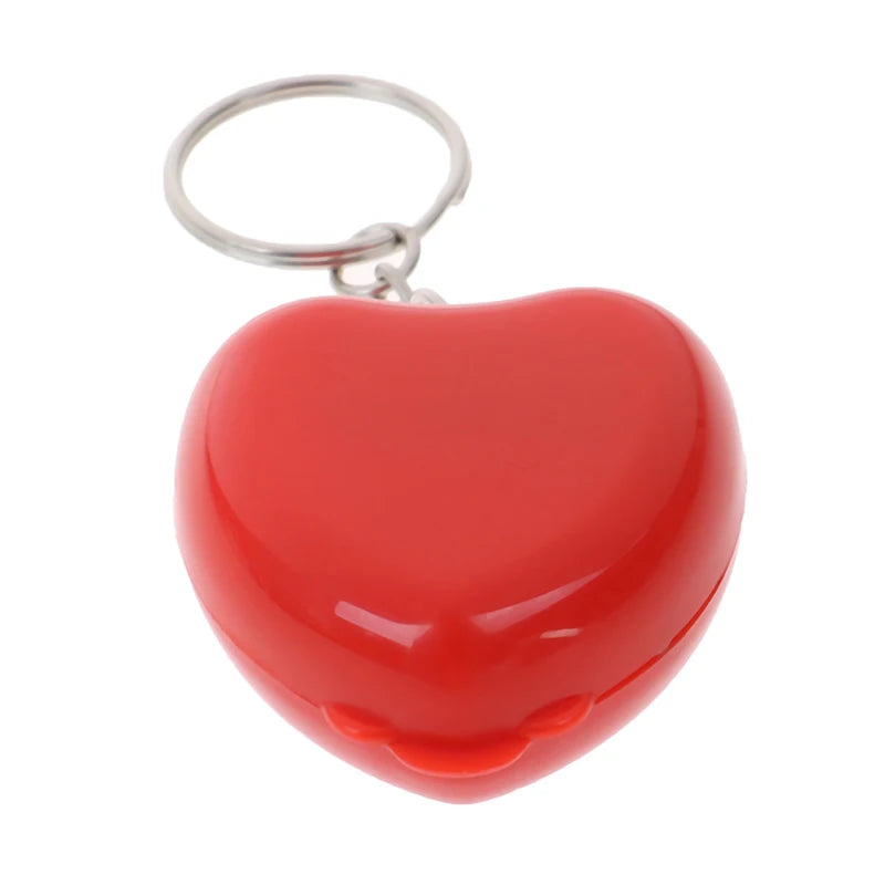 Mini Protect CPR Mask Mouth KeyChain Rescue In Heart Box Face Mask First Aid