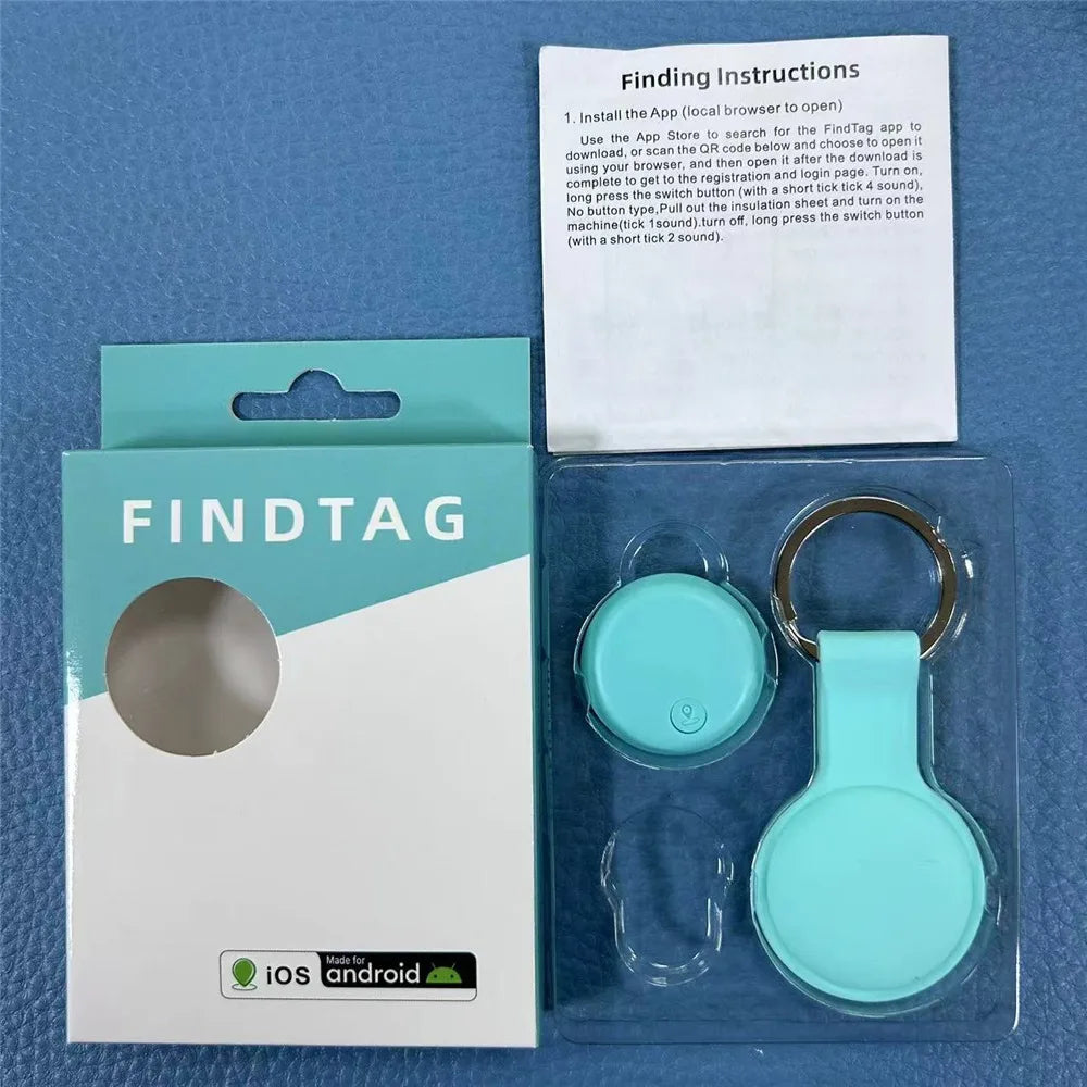 Global Positioning Smart Tag Tracker Ultra-long battery life Portable Mini Locator Key Finder Compatible with Android iOS