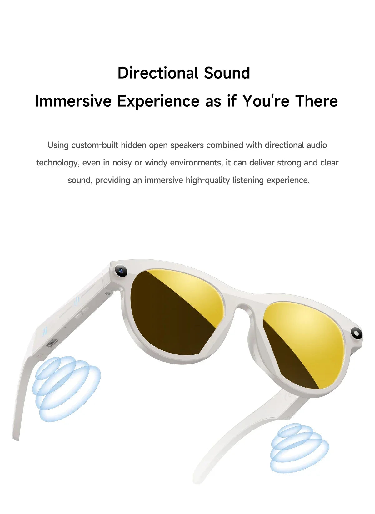 2026 New Smart Glasses  8MP Camera WiFi Bluetooth Touch Control IP65 Waterproof AI Translation Noise Cancelling AI Glasses Women