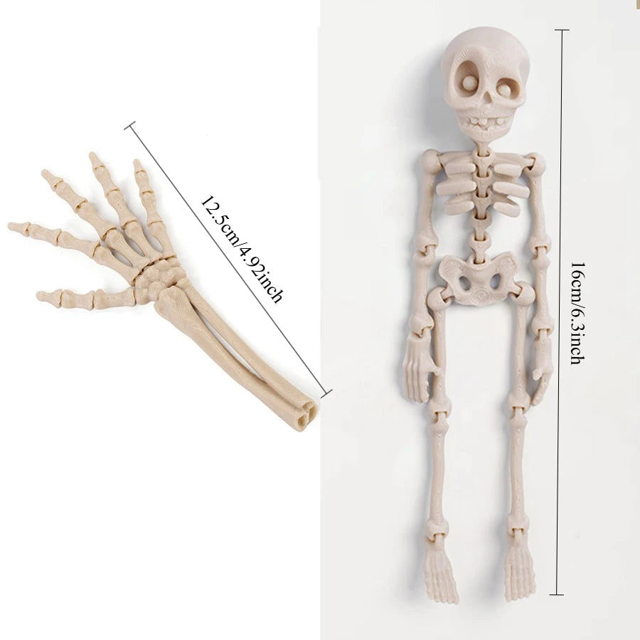 2pcs Personalized and Funny 3D Skeleton Claw Refrigerator Magnets Creative Refrigerator Magnets Halloween Decorative