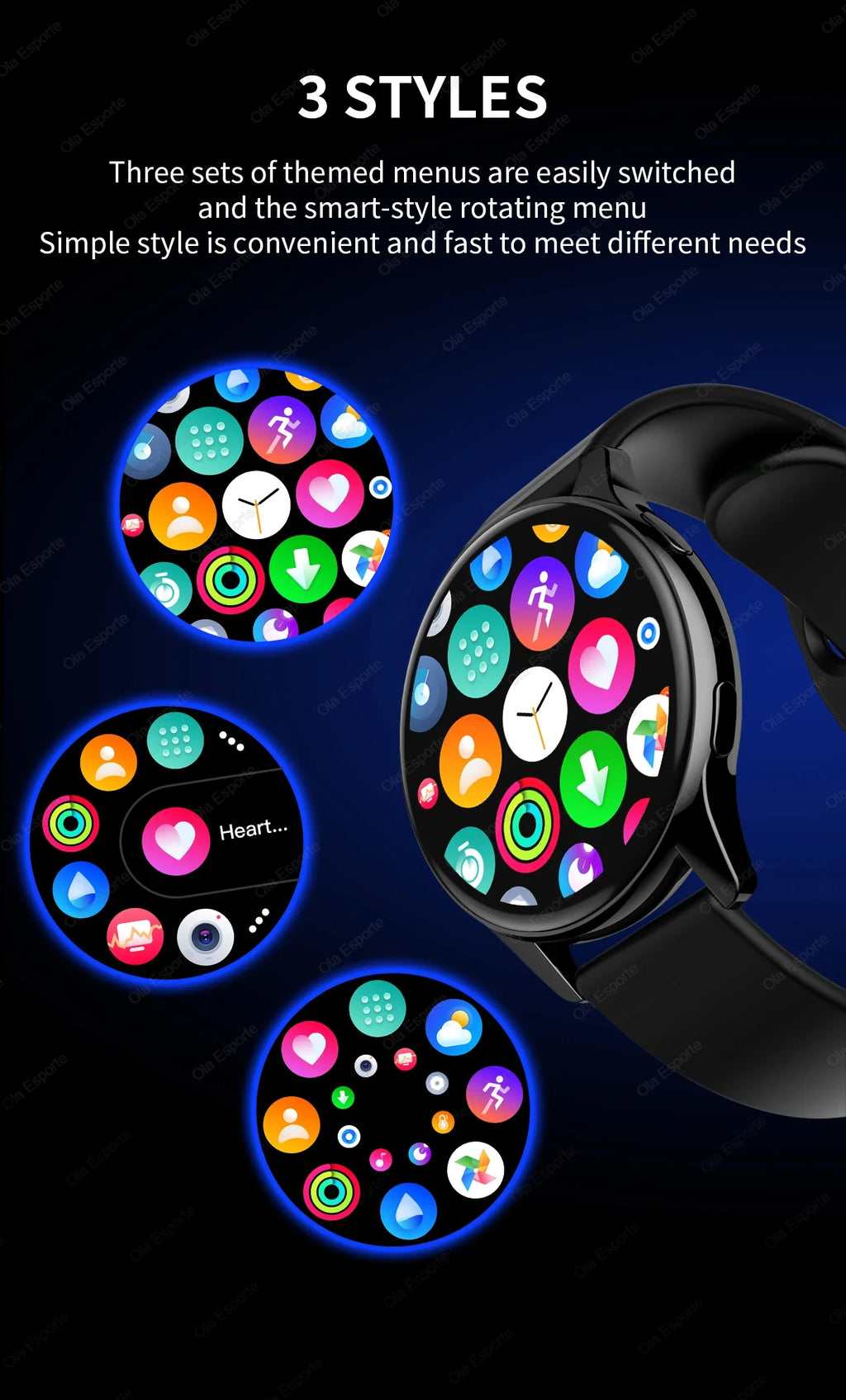 Smartwatch Women Watch 6 Health Monitoring Watch Waterproof Voice Assistant Bluetooth Call Smart Watch 2026 New Sport Watch Men